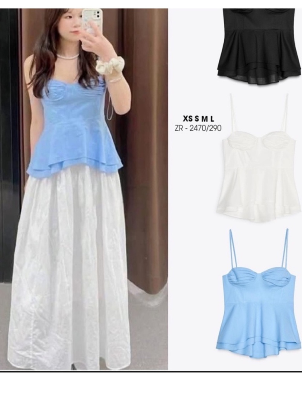 ZARA ZW collection bustier top - Picture 4 of 13
